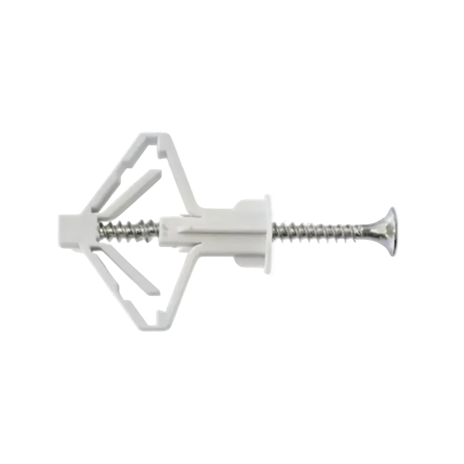 Tassello per Pareti Vuote con Vite 8x40mm - 50 pz (10 blister da 5)